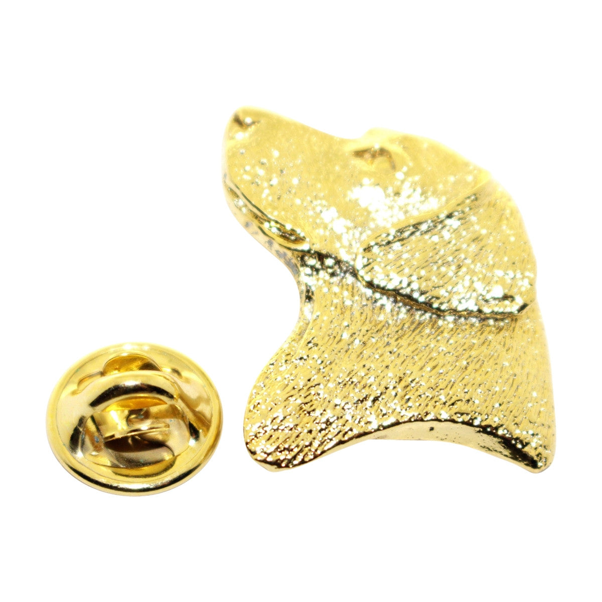 Labrador or Lab Head Pin ~ 24K Gold ~ Lapel Pin ~ 24K Gold Lapel Pin ~ Sarah's Treats & Treasures